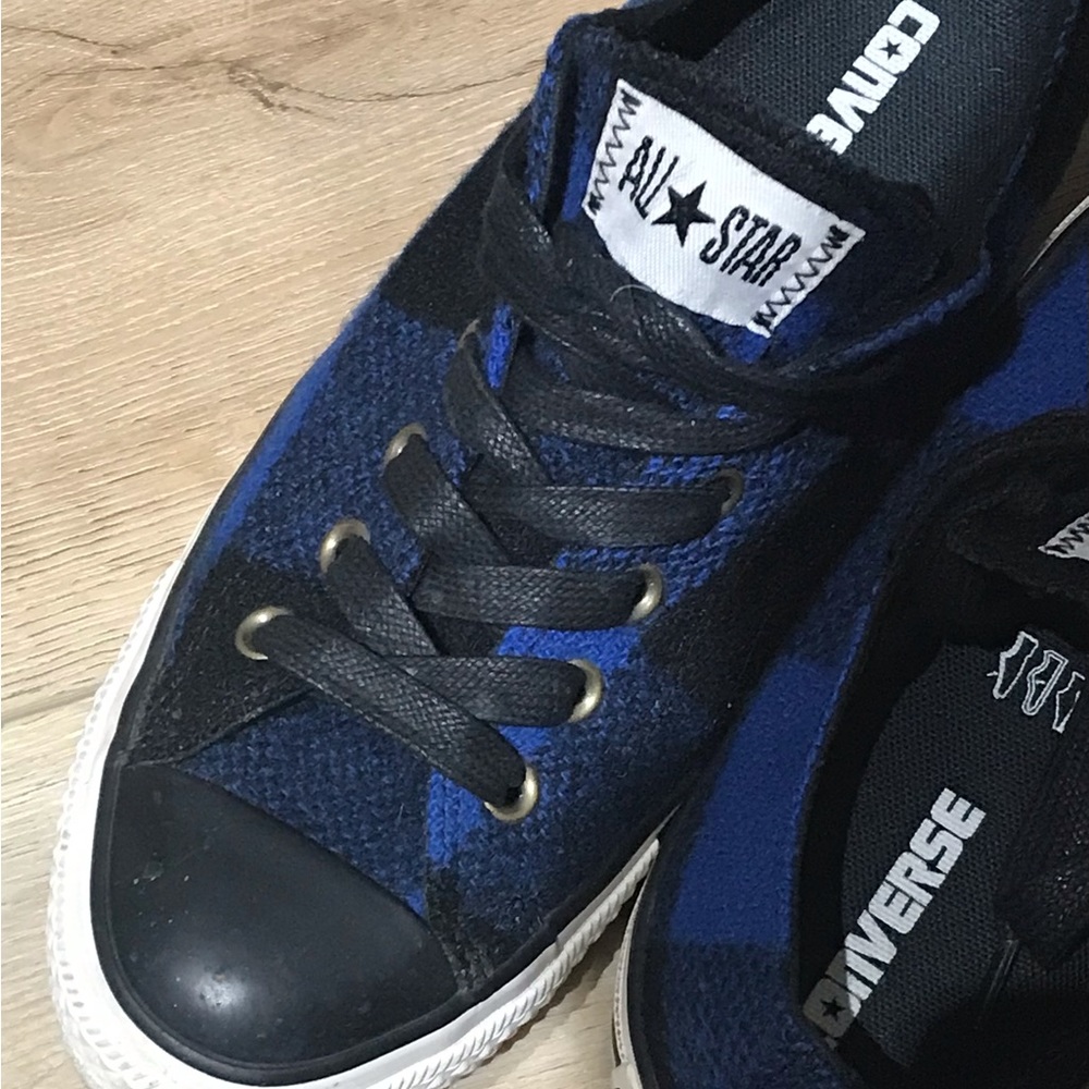 Converse AllStar Blue plaid rare